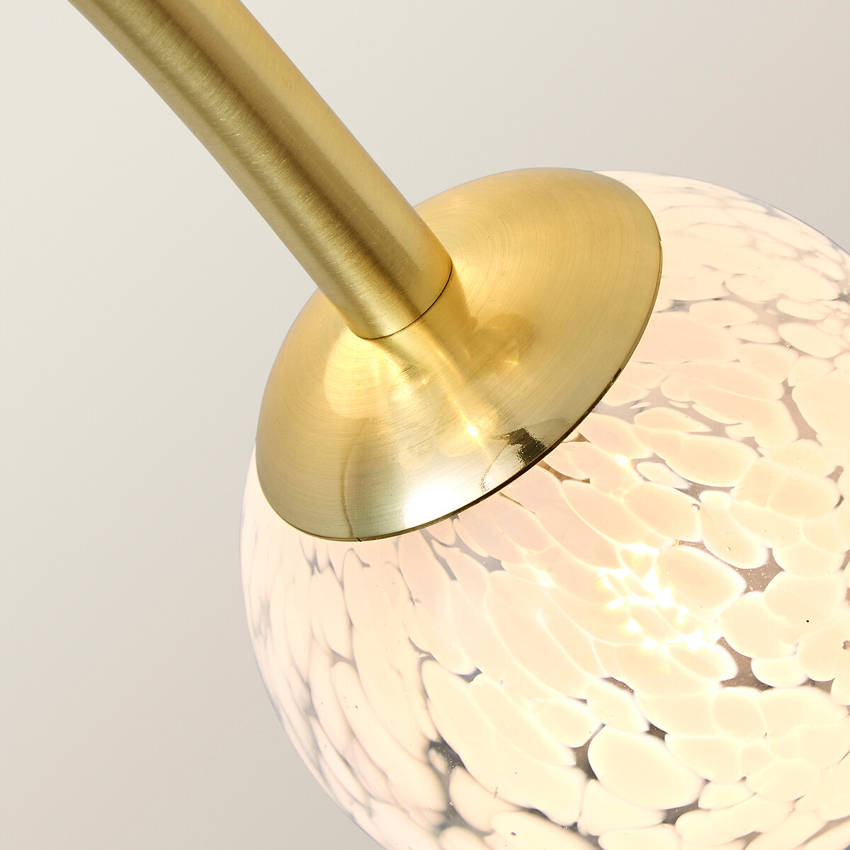 Jess 4-Light Confetti Glass Ceiling Light gold-coloured, SO'HOME