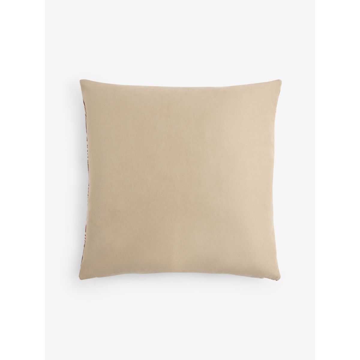 Coussin en velours ciselé abstrait mirage orange, NEXT