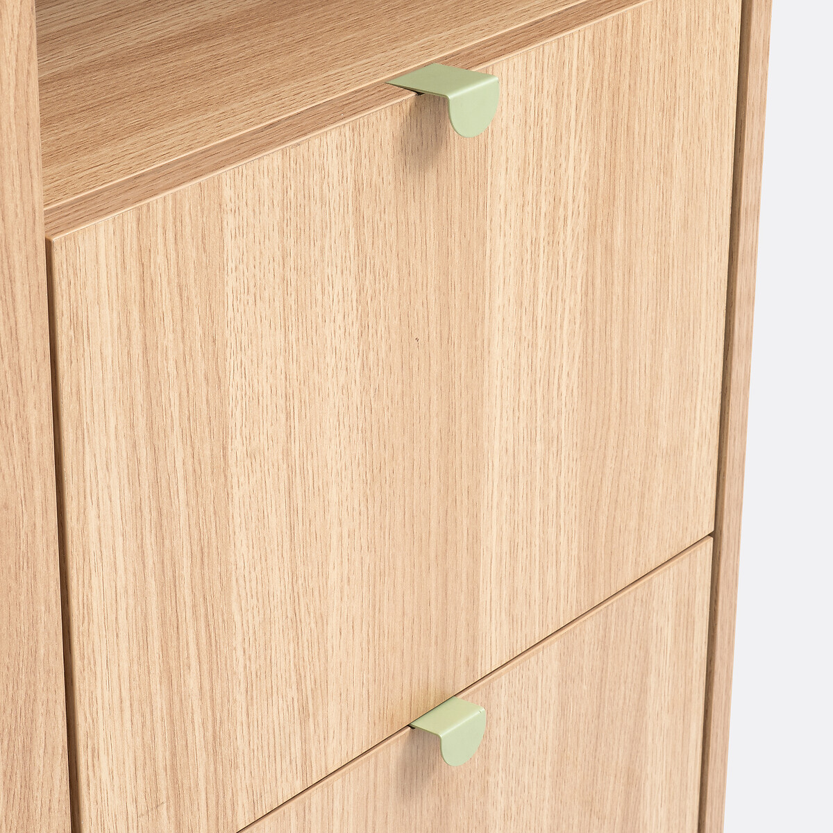 Armário roupeiro, MERLIN natural/verde, LA REDOUTE INTERIEURS