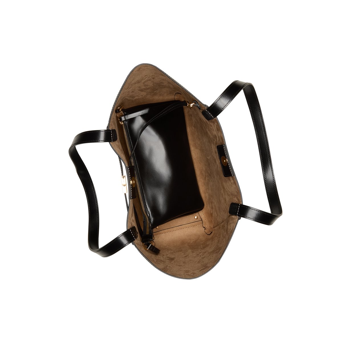 Sac cabas modèle Tessa avec pochette intérieure amovible noir, MARC O'POLO
