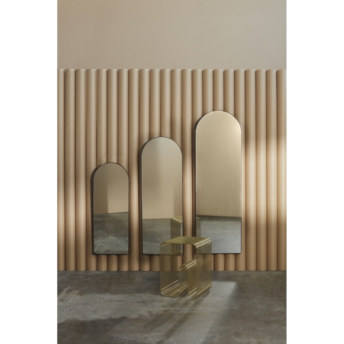 Miroir Arcus transparent/noir, AYTM