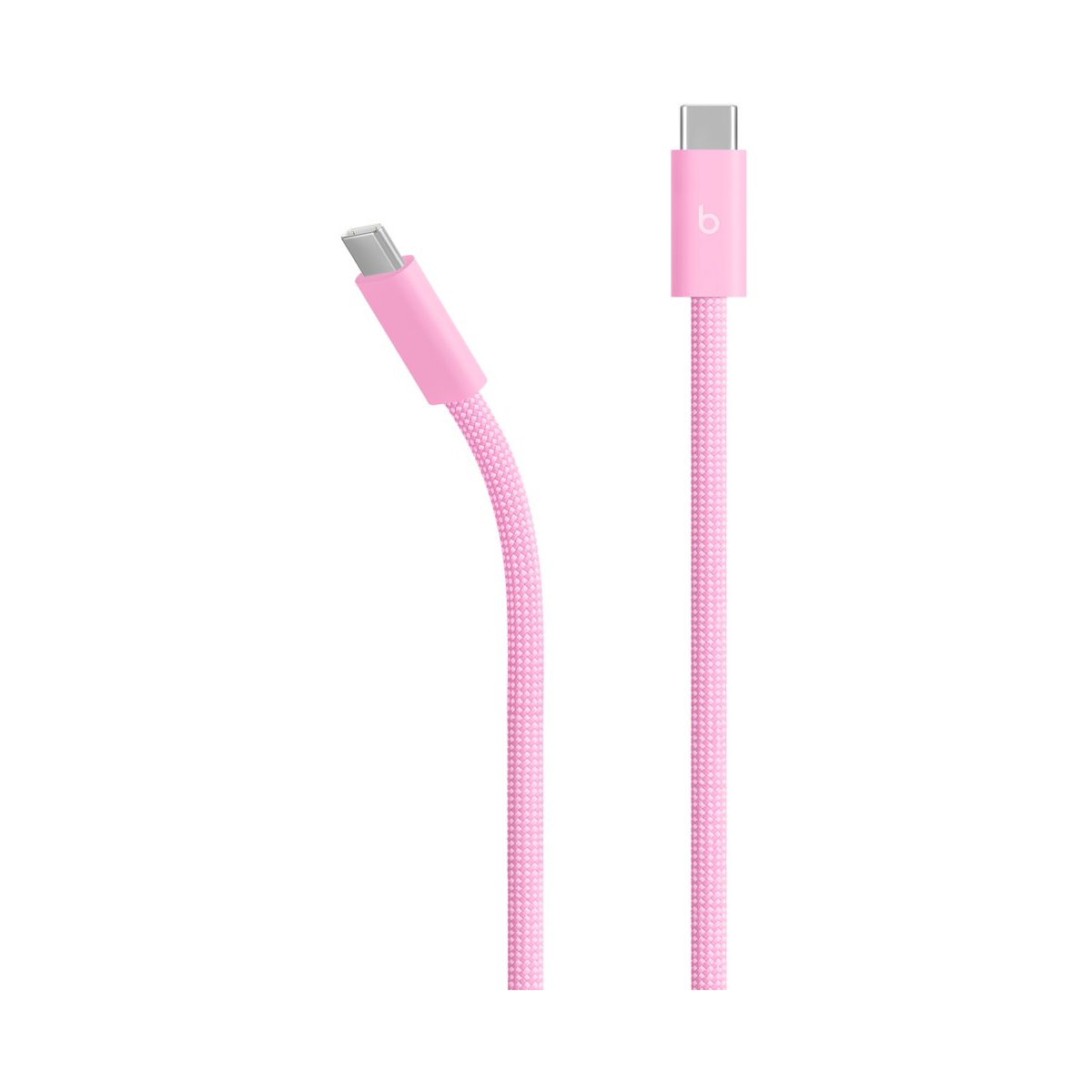 Câble USB C 240W USB-C vers USB-C 3m tisse rose neon couleur unique, BEATS BY DR,DRE