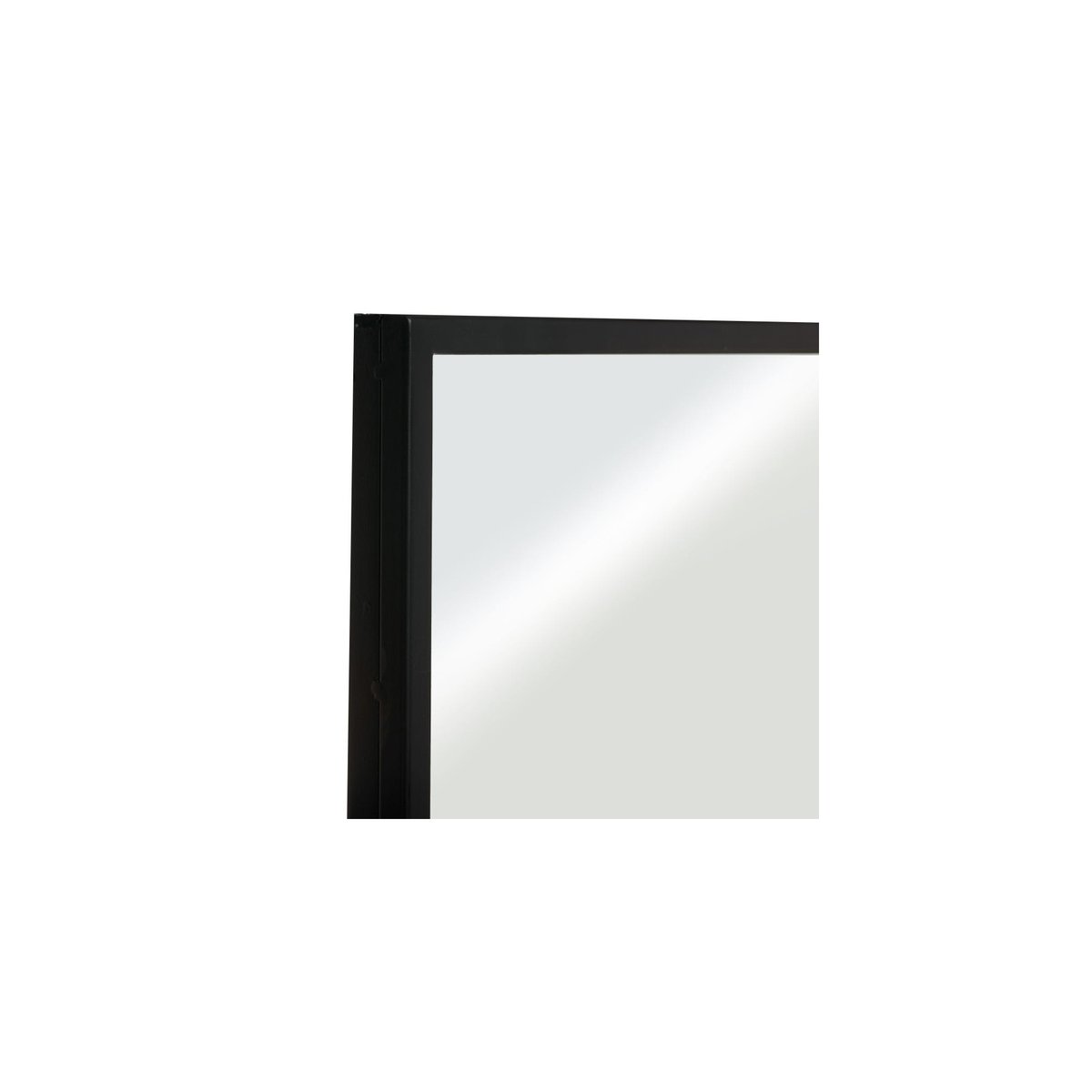 Miroir Fenêtre Métal Noir - 90x120cm noir, WADIGA