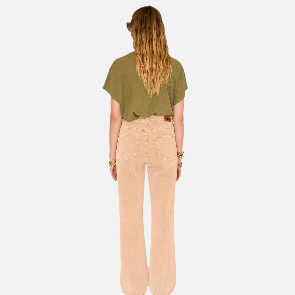 Jean THE JAGGER PACIFIC DRILL beige, MKT STUDIO