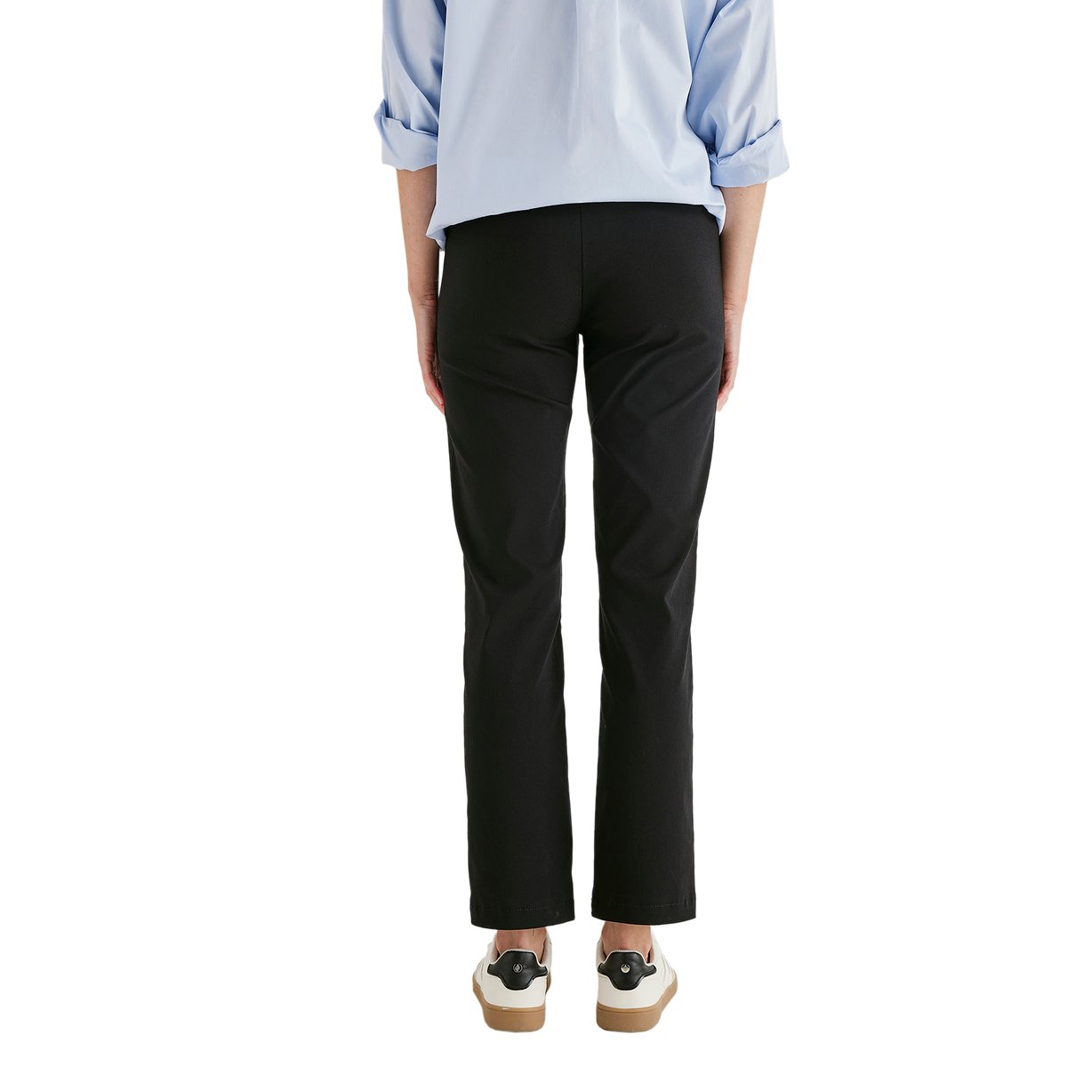 Pantalon de grossesse forme cigarette noir, VERTBAUDET