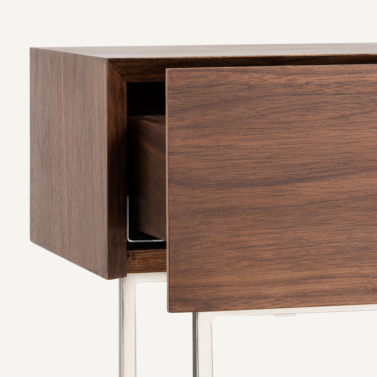 Console noyer, 2 tiroirs, Oreko noyer, AM.PM
