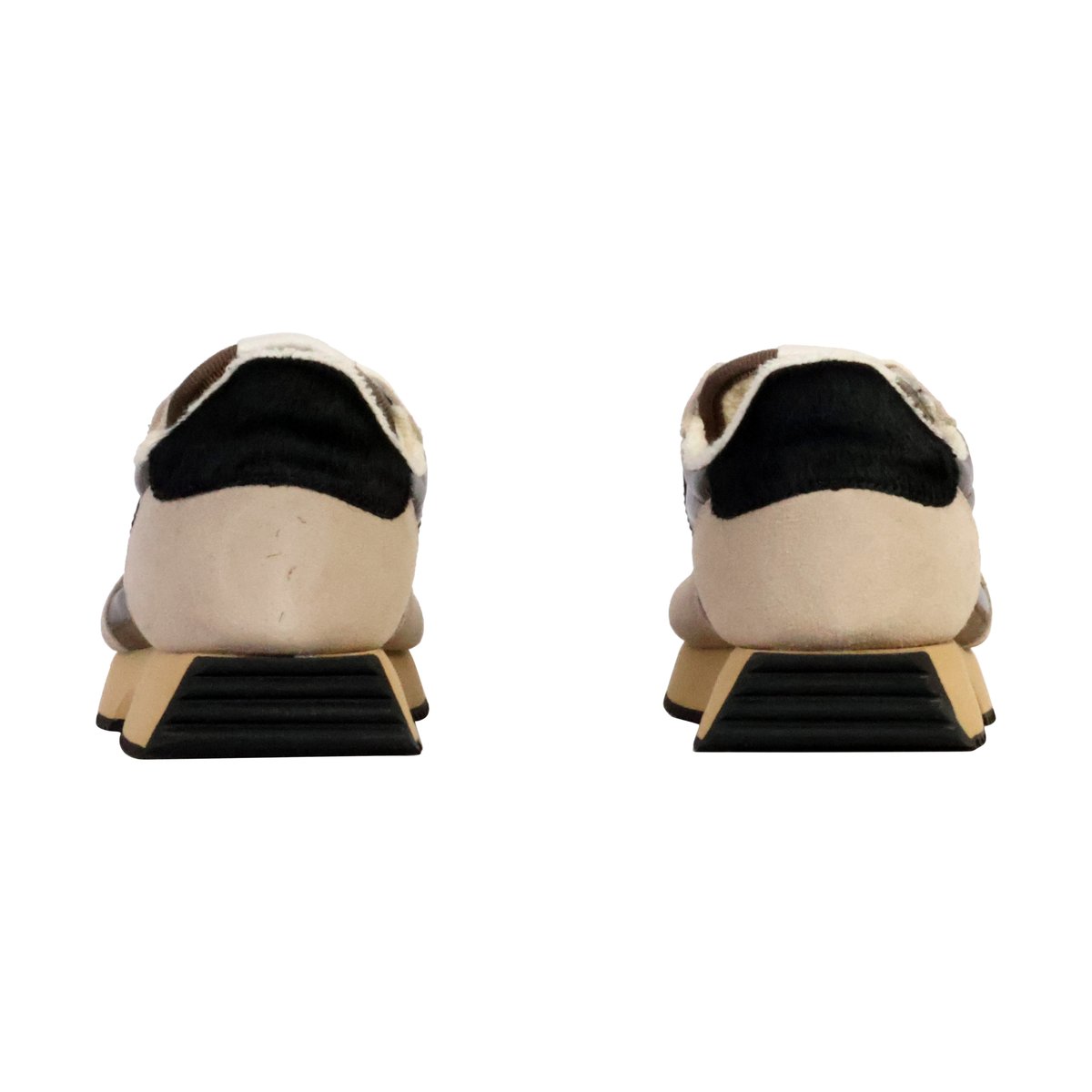 Basket Basse Cuir beige, VICTORIA