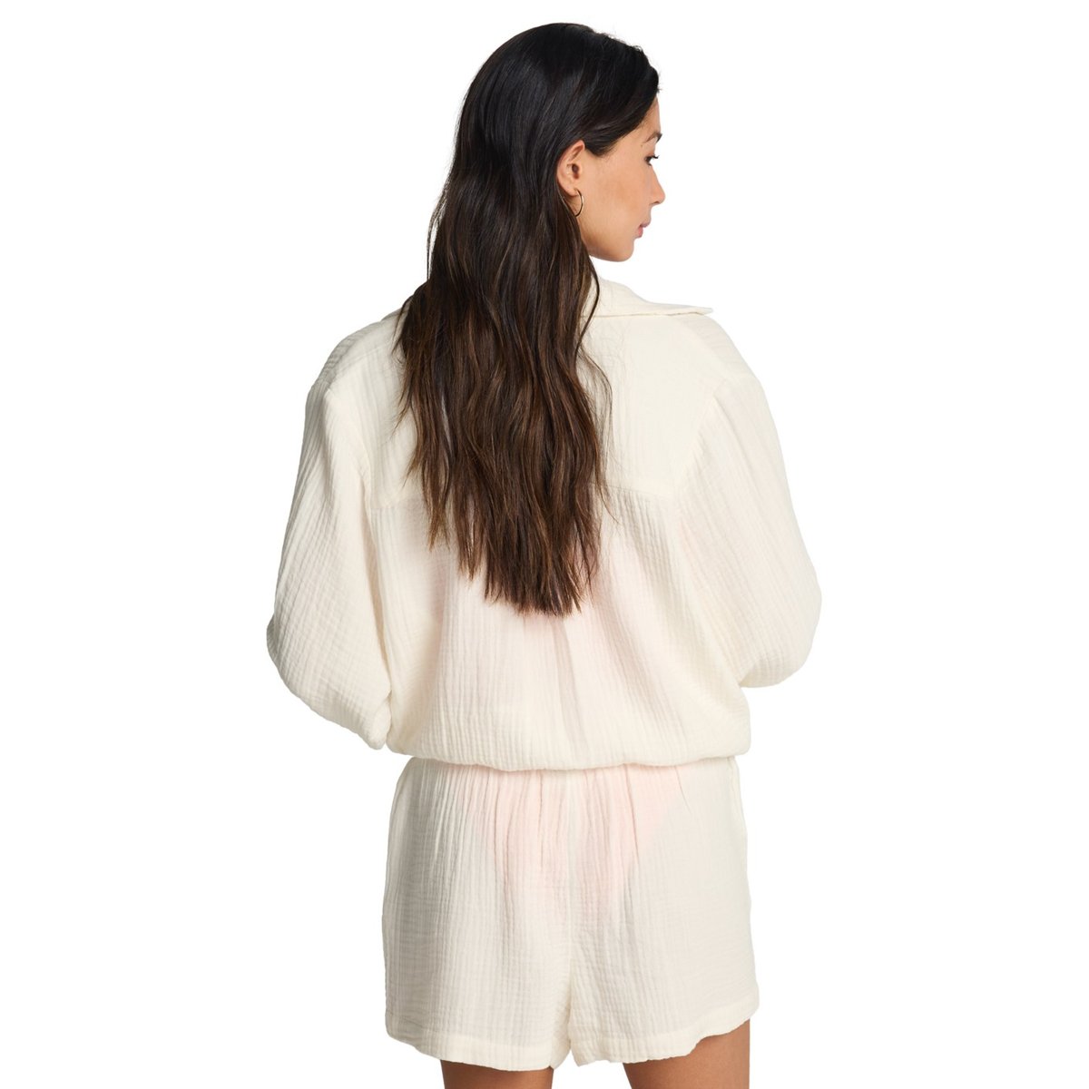 Short avec taille élastique IN THE WAVES blanc salt crystal, BILLABONG