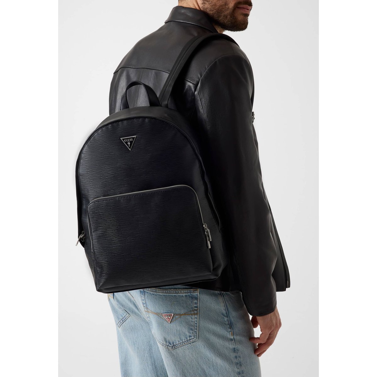 Sac À Dos Logo Milano noir, GUESS