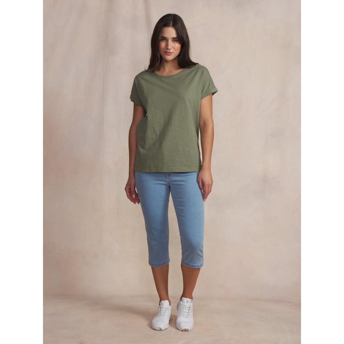 T-shirt manches courtes MAHIATEE kaki, TBS