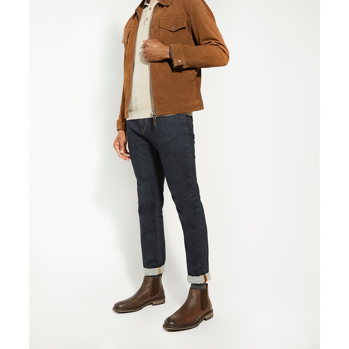 Bottines Chelsea - CHORLEYS brown-leather, DUNE LONDON