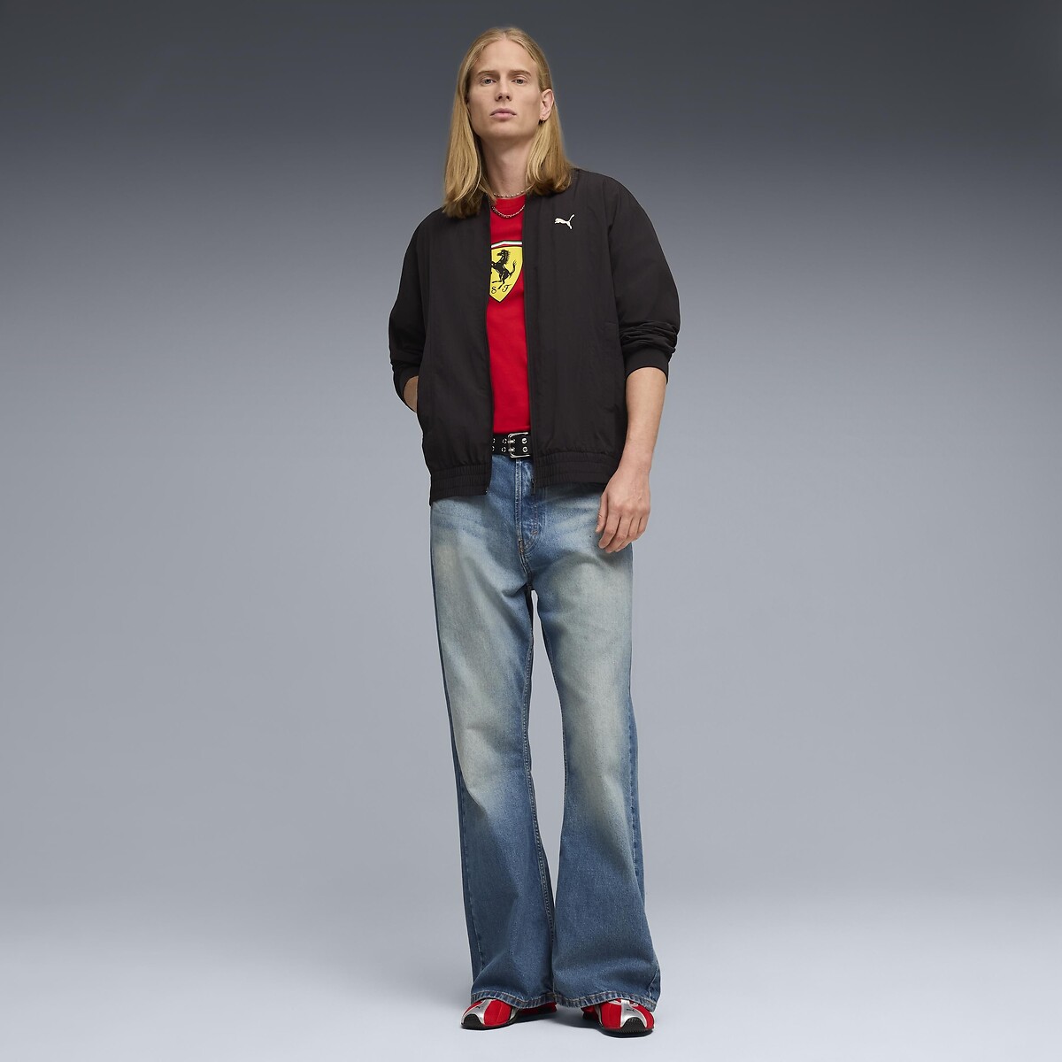 T-shirt manches courtes FERRARI rouge, PUMA