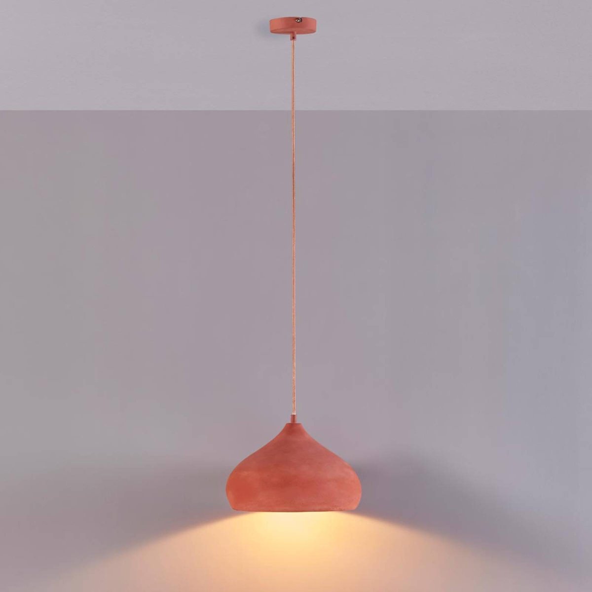 Suspension méditerranéen, Fiona terracotta, LINDBY