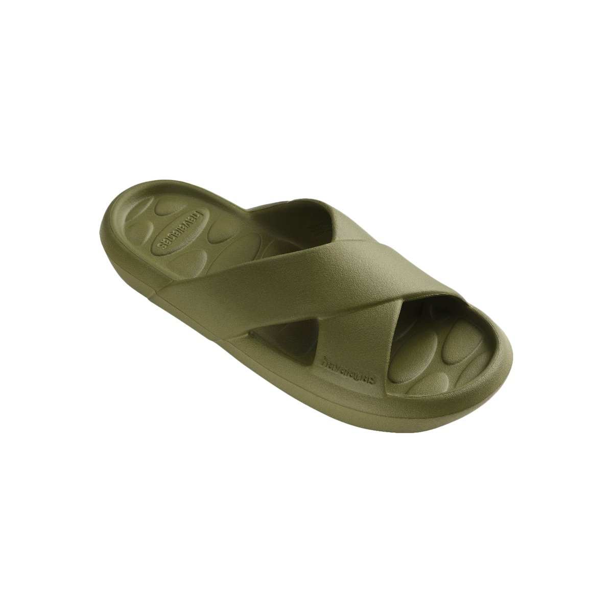 Sandales à Enfiler Slide Candy Pop vert olive, HAVAIANAS
