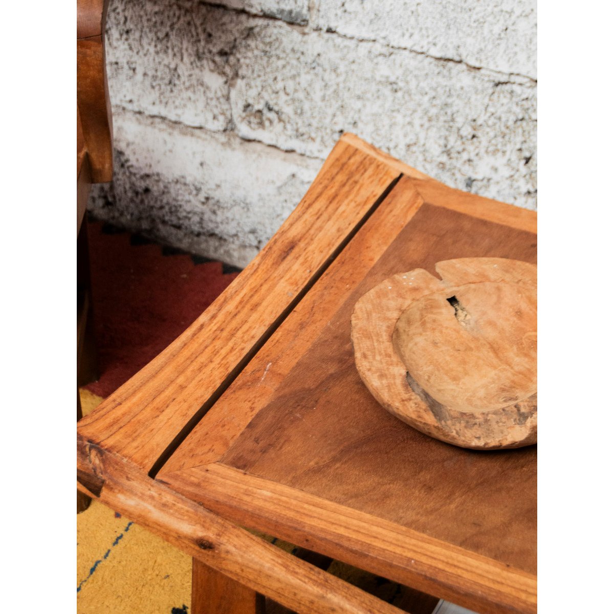 Table basse en bois Léonie N°518 - Bon état bois clair, DEBONGOUT