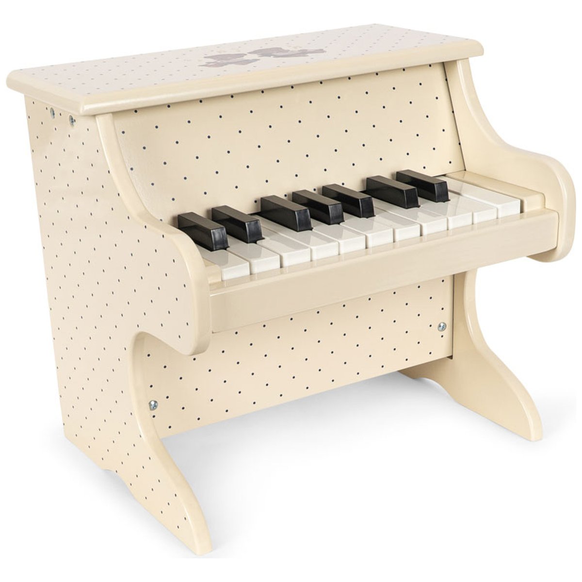 Piano miniature ecru, bleu, marron, KONGES SLOJD