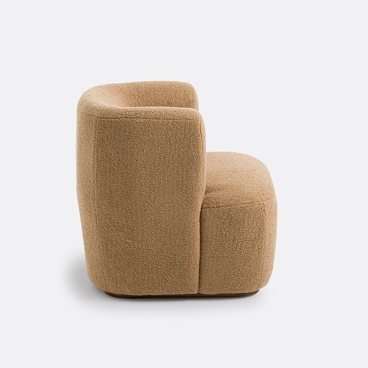 Fauteuil in bouclette, Nidou mokka , LA REDOUTE INTERIEURS