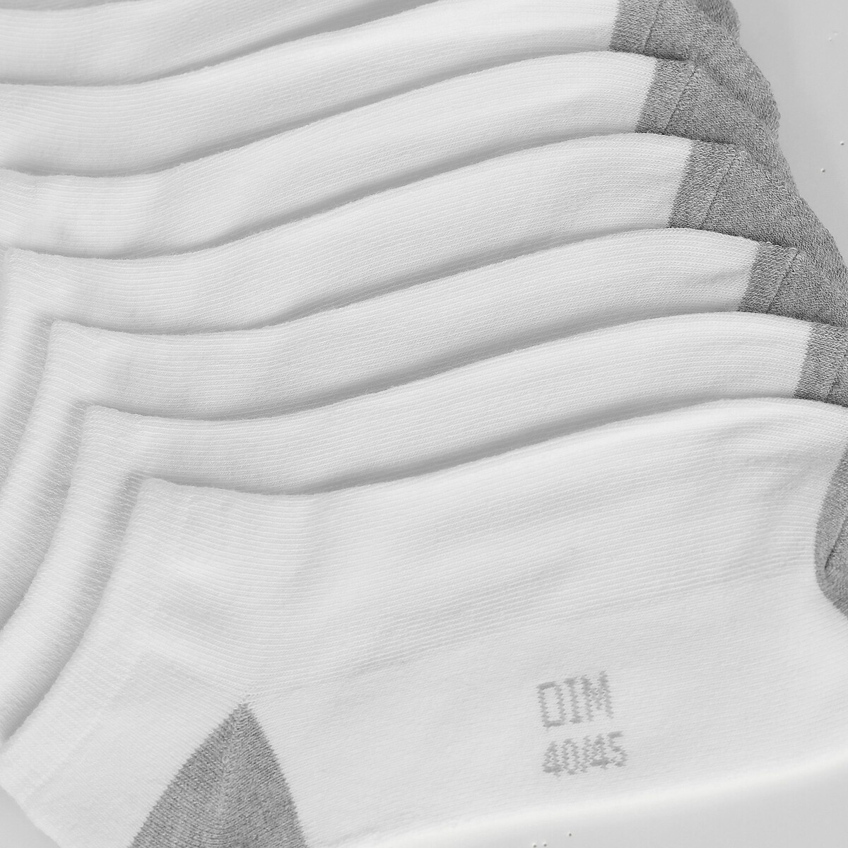 Lot de 10 paires socquettes Ecodim Sport Micro blanc, DIM