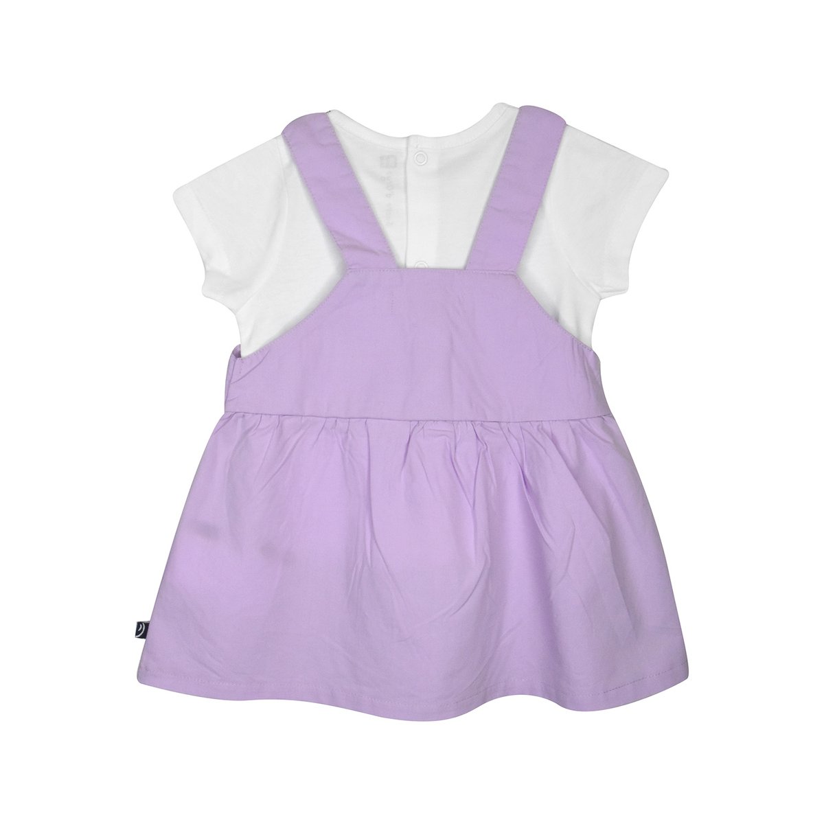 Ensemble tee shirt robe grethel popeline bebe violet, SUCRE D'ORGE