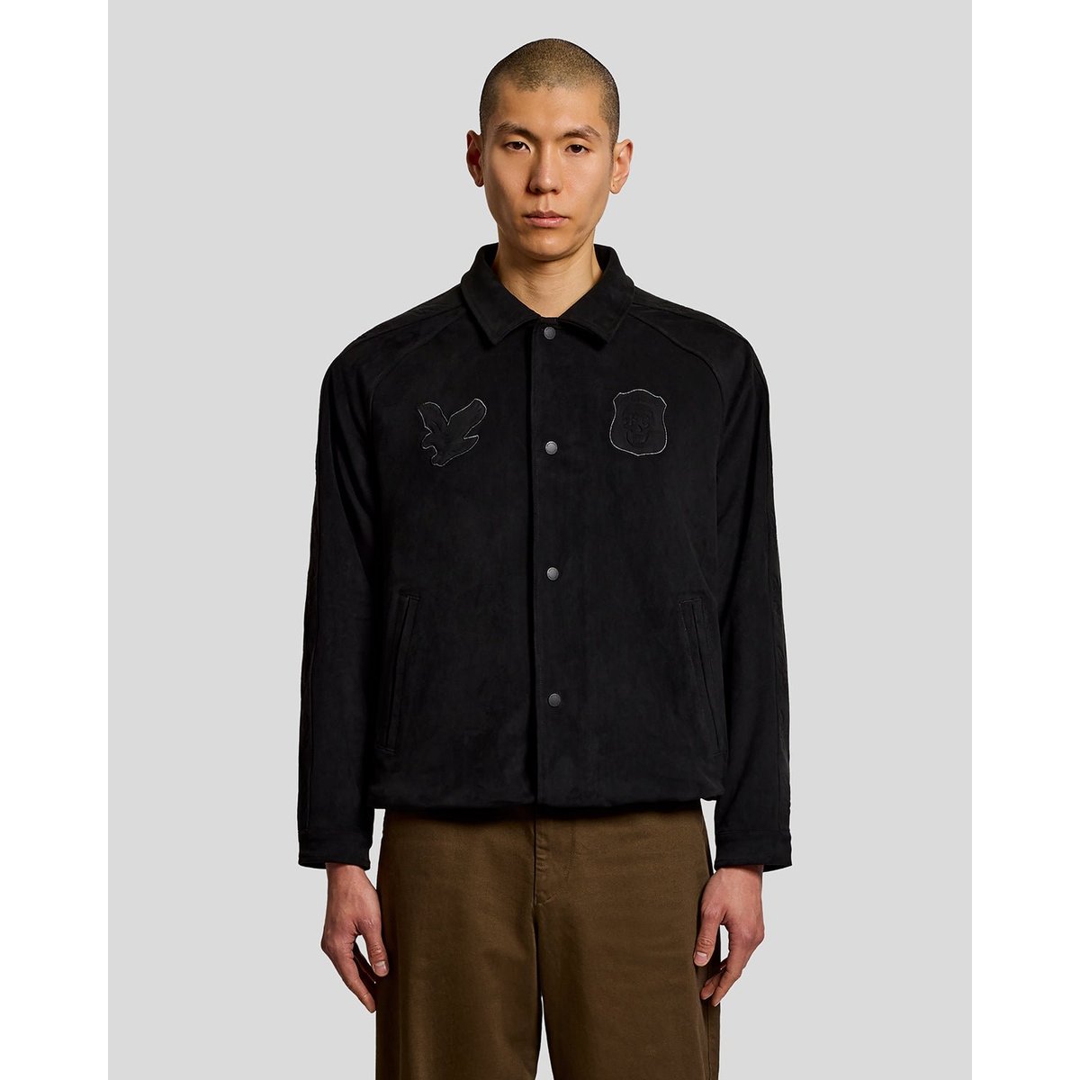 Veste coach noir délavé, LYLE & SCOTT