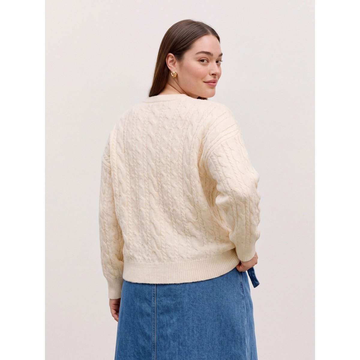 Pull En Maille birch 1, VERO MODA