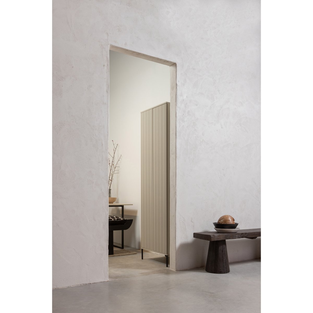 Armoire 2 portes 1 tiroirs en pin NEW GRAVURE dust, WOOOD