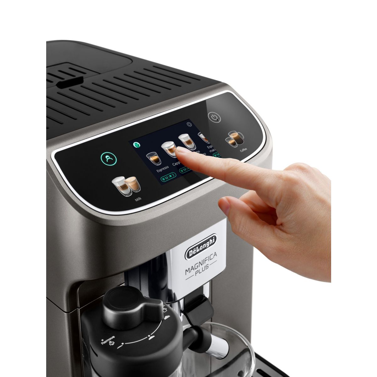 Expresso Broyeur Magnifica Plus FEB3270.TB couleur unique, DELONGHI