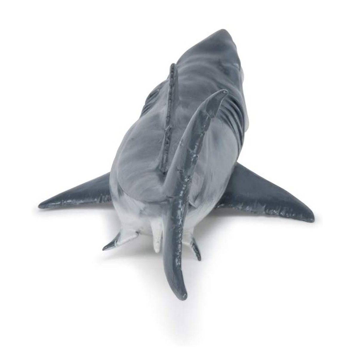 Figurine Requin Mégalodon préhistorique gris, PAPO