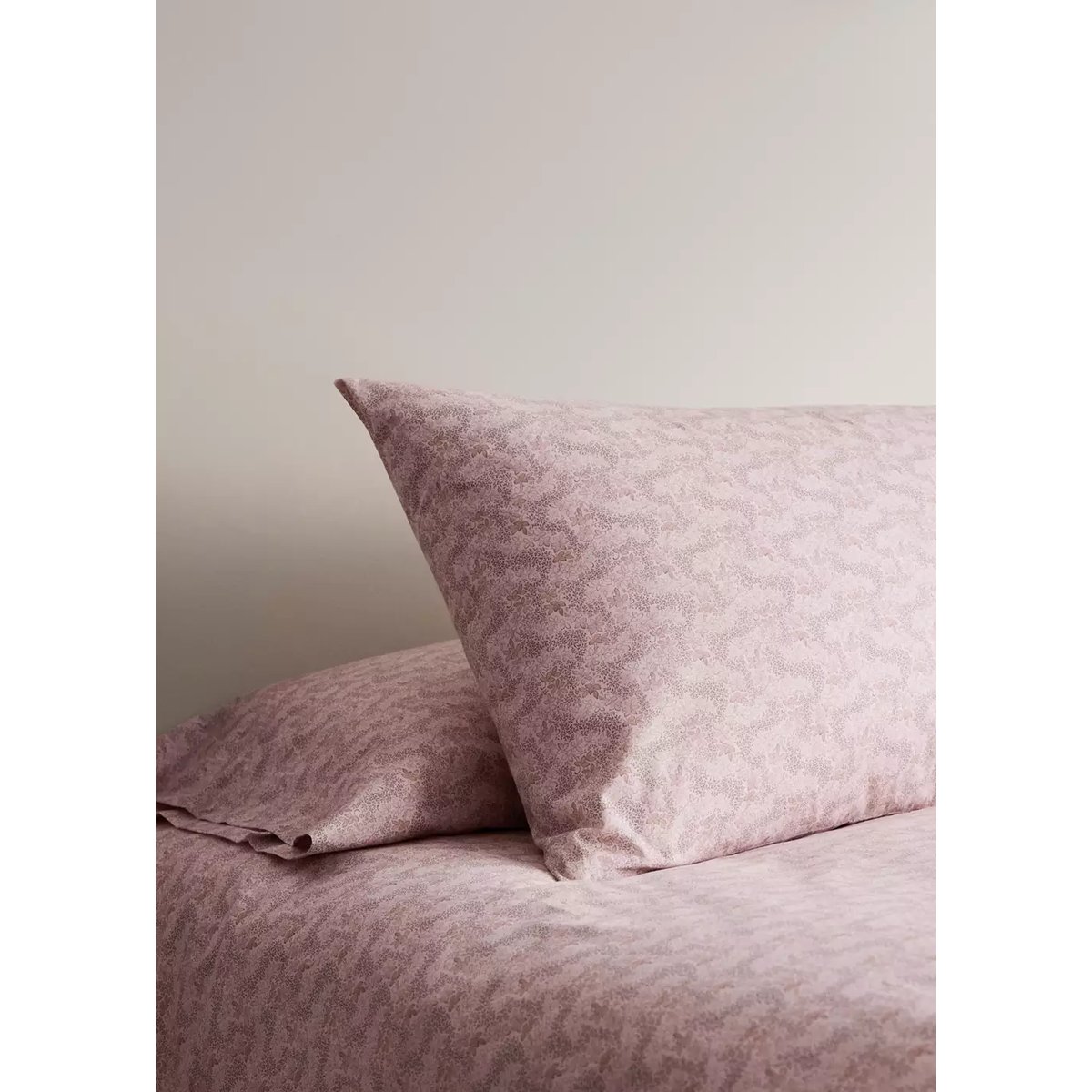 Taie d’oreiller enfant coton fleurs 50x75 cm nude, MANGO HOME