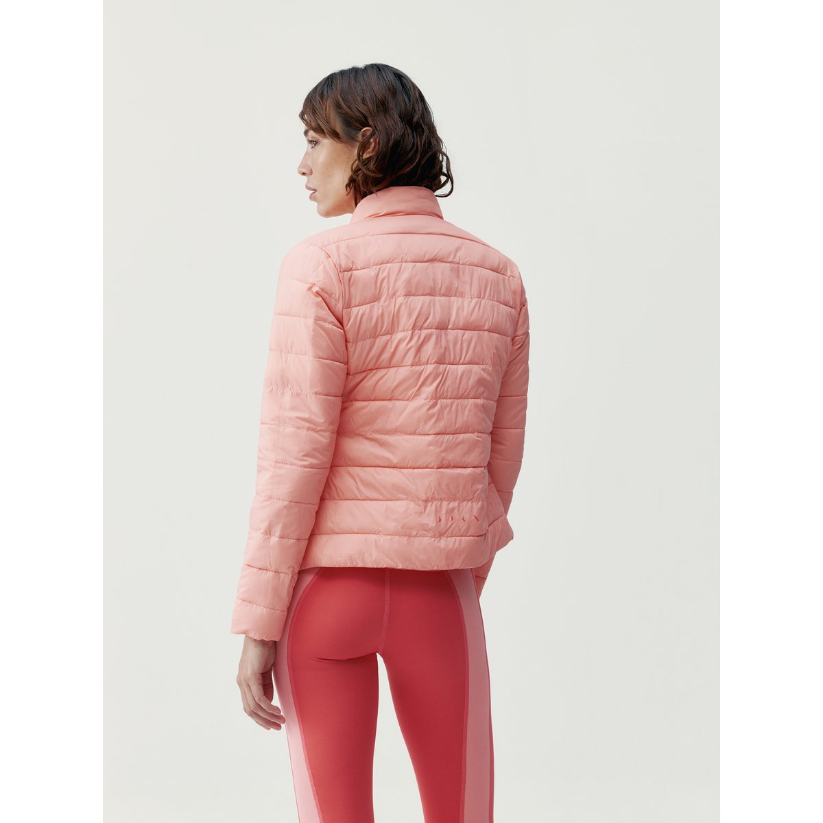 Veste de sport femme Lyra Réversible avec poches corail saumon, BORN