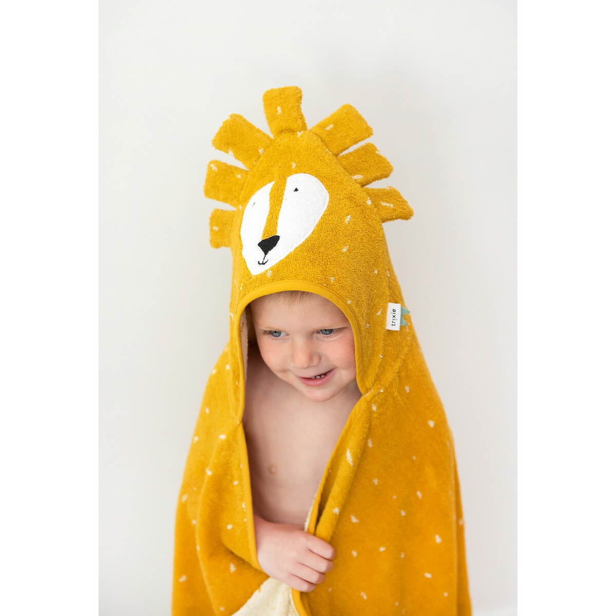 Cape de bain enfant Mr Lion jaune, TRIXIE