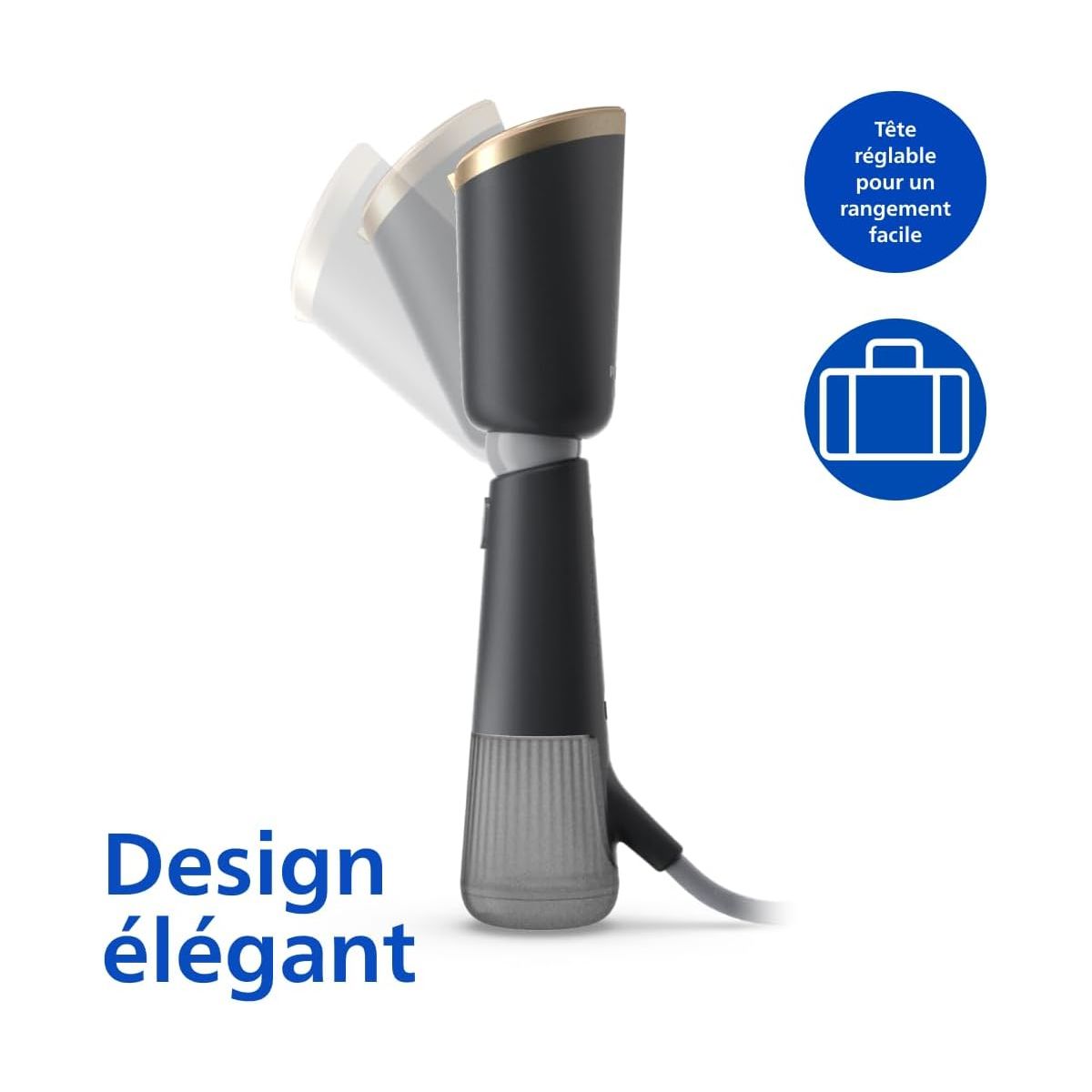 Défroisseur vapeur STH5030/80 steamer noir couleur unique, PHILIPS