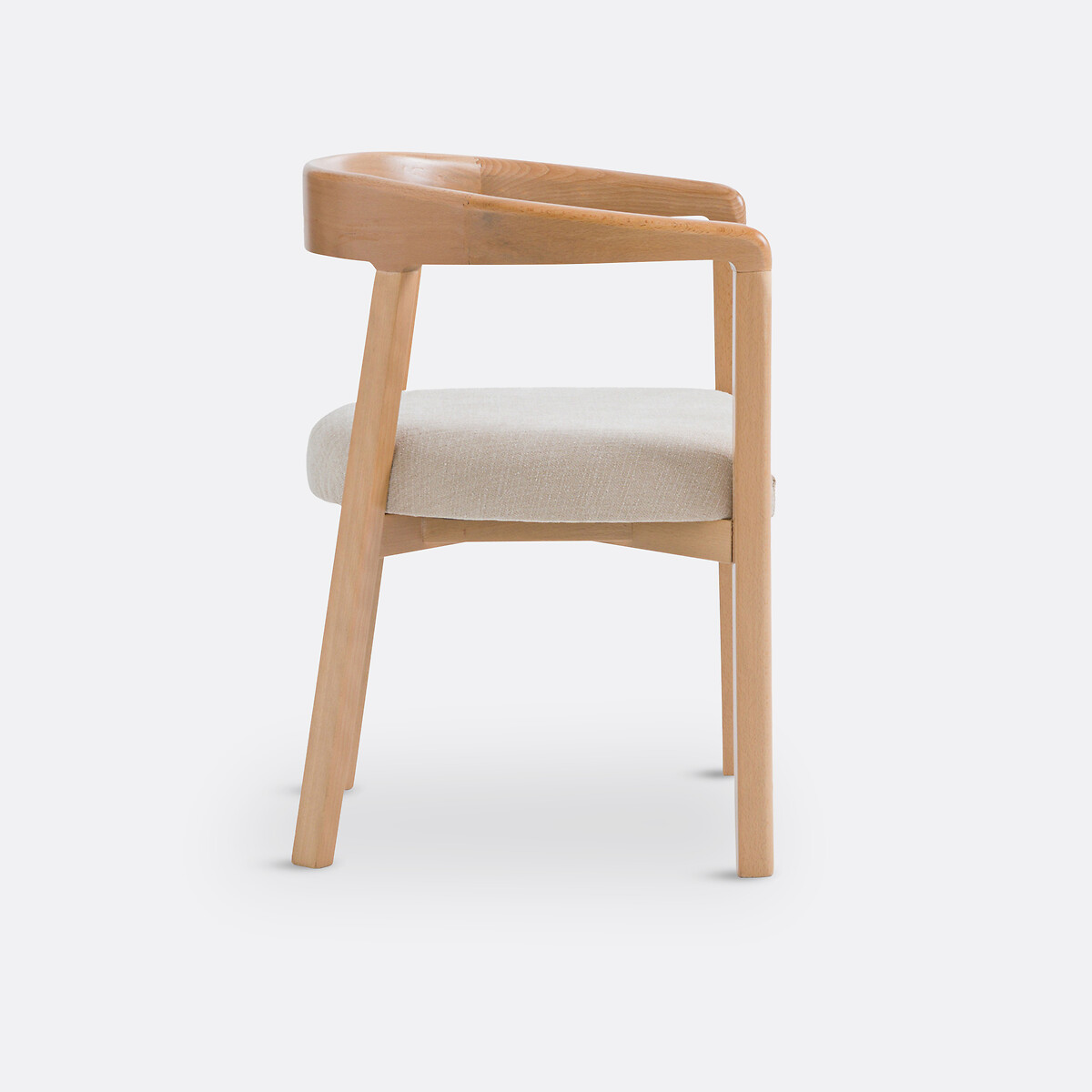 Silla de mesa con reposabrazos, Germain natural/lino, LA REDOUTE INTERIEURS