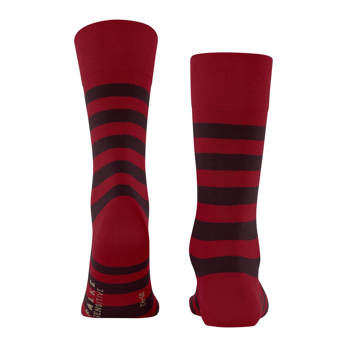 Chaussettes Sensitive Mappd Line rouge, FALKE