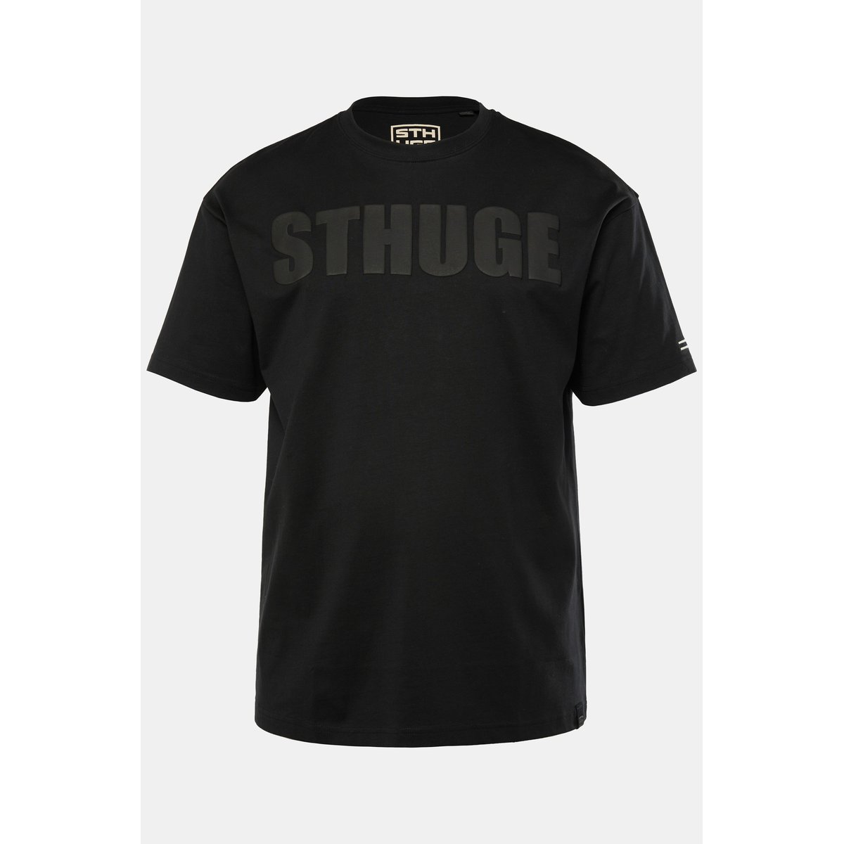 T-shirt noir, STHUGE
