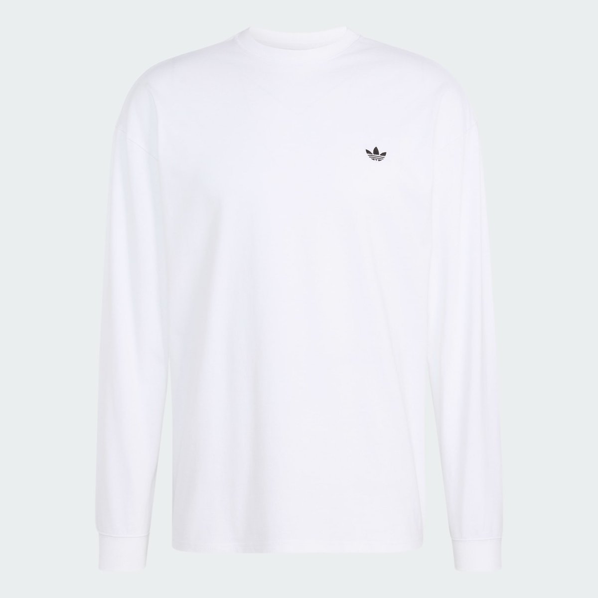 T-Shirt Manches Longues Trèfle Essentials T-Shirt Manches Longues Trèfle Essentials white, adidas Originals