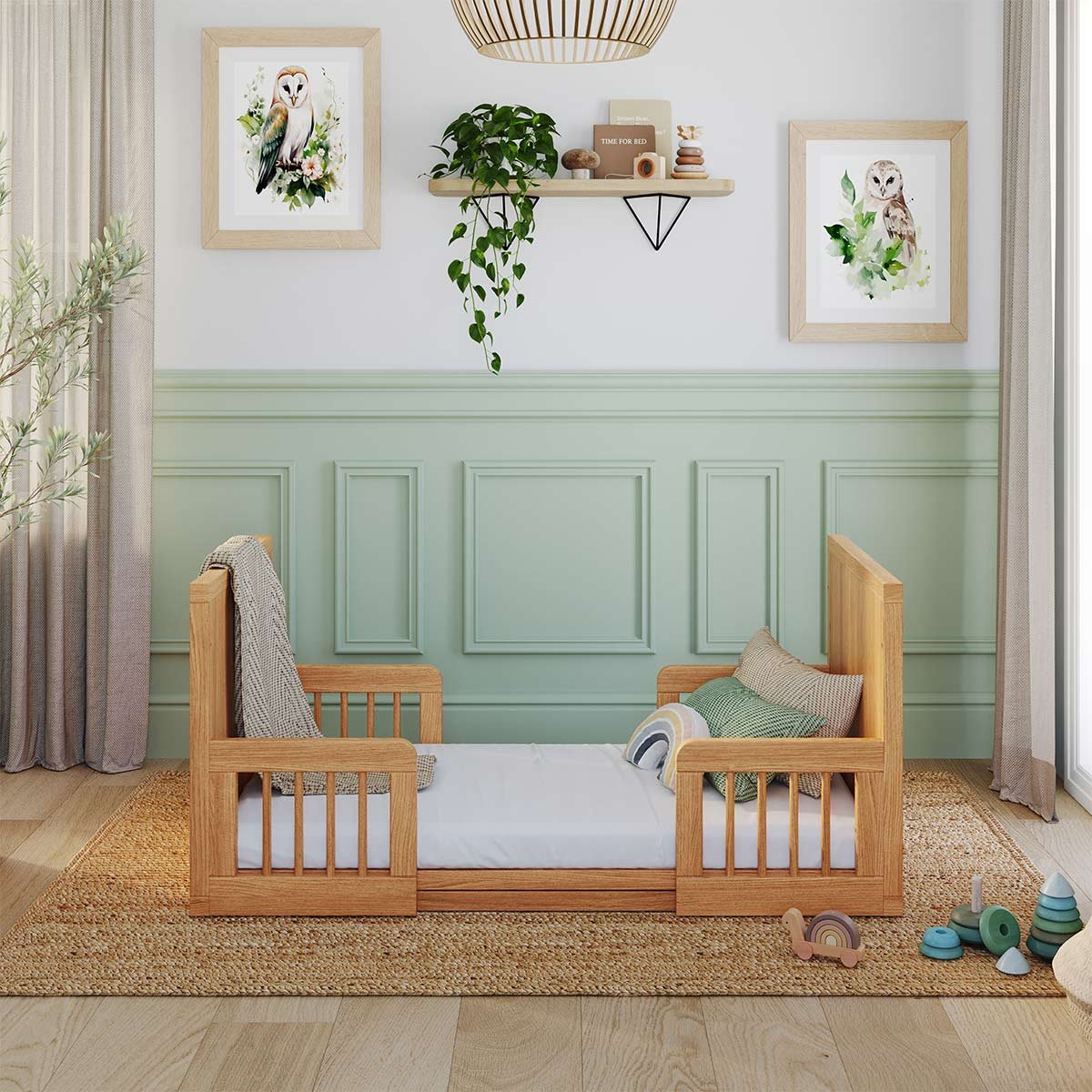 Chambre complète Montessori bébé Bois massif MARLEY bois, AKITEN RETAIL