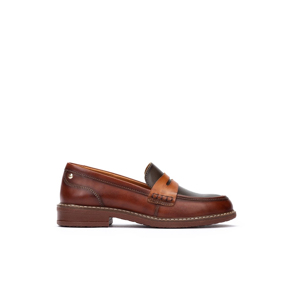 Mocassins cuir Aldaya cognac, PIKOLINOS