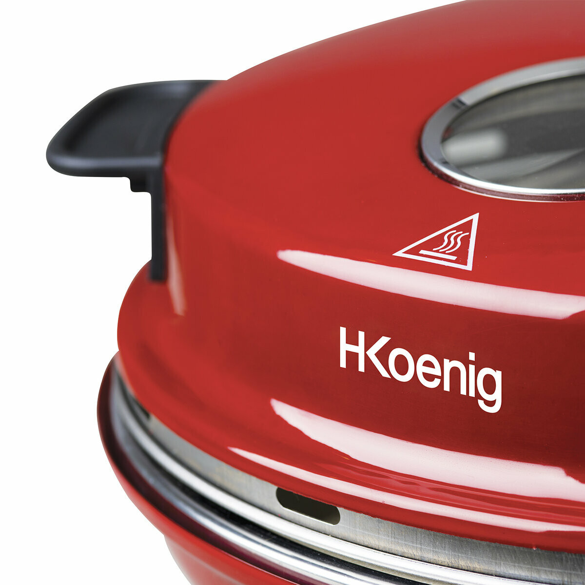 raclette/pierre a cuire 8 personnes et four a pizza napoletana 350â°c - wod8+napl350 gris, H.KOENIG