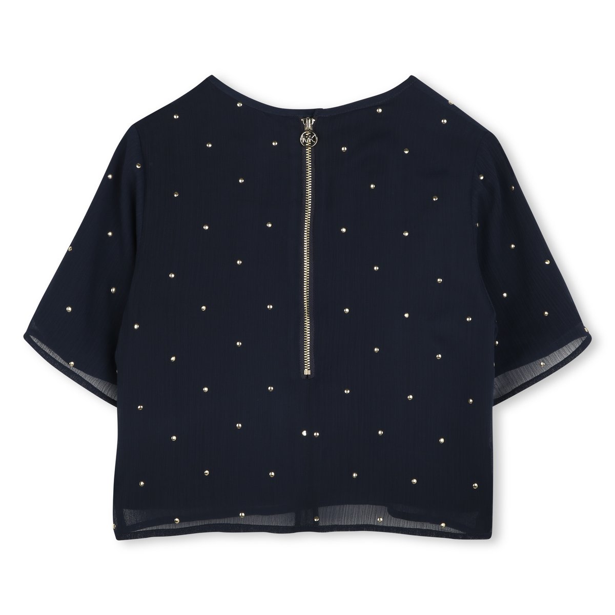 Blouse à manches courtes bleu cargo, MICHAEL KORS