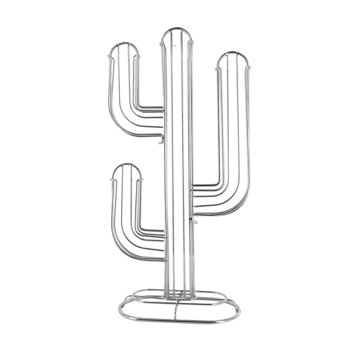 Porte capsules dosettes Nespresso Cactus argent, PYLONES