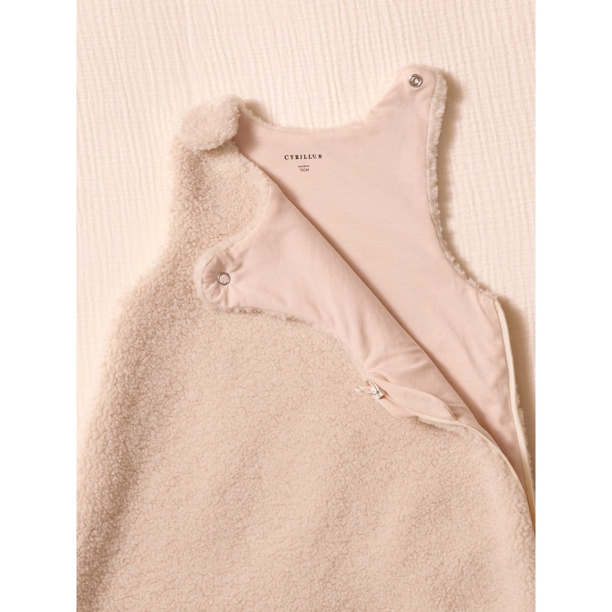 Gigoteuse en sherpa TOG 3 ecru, CYRILLUS