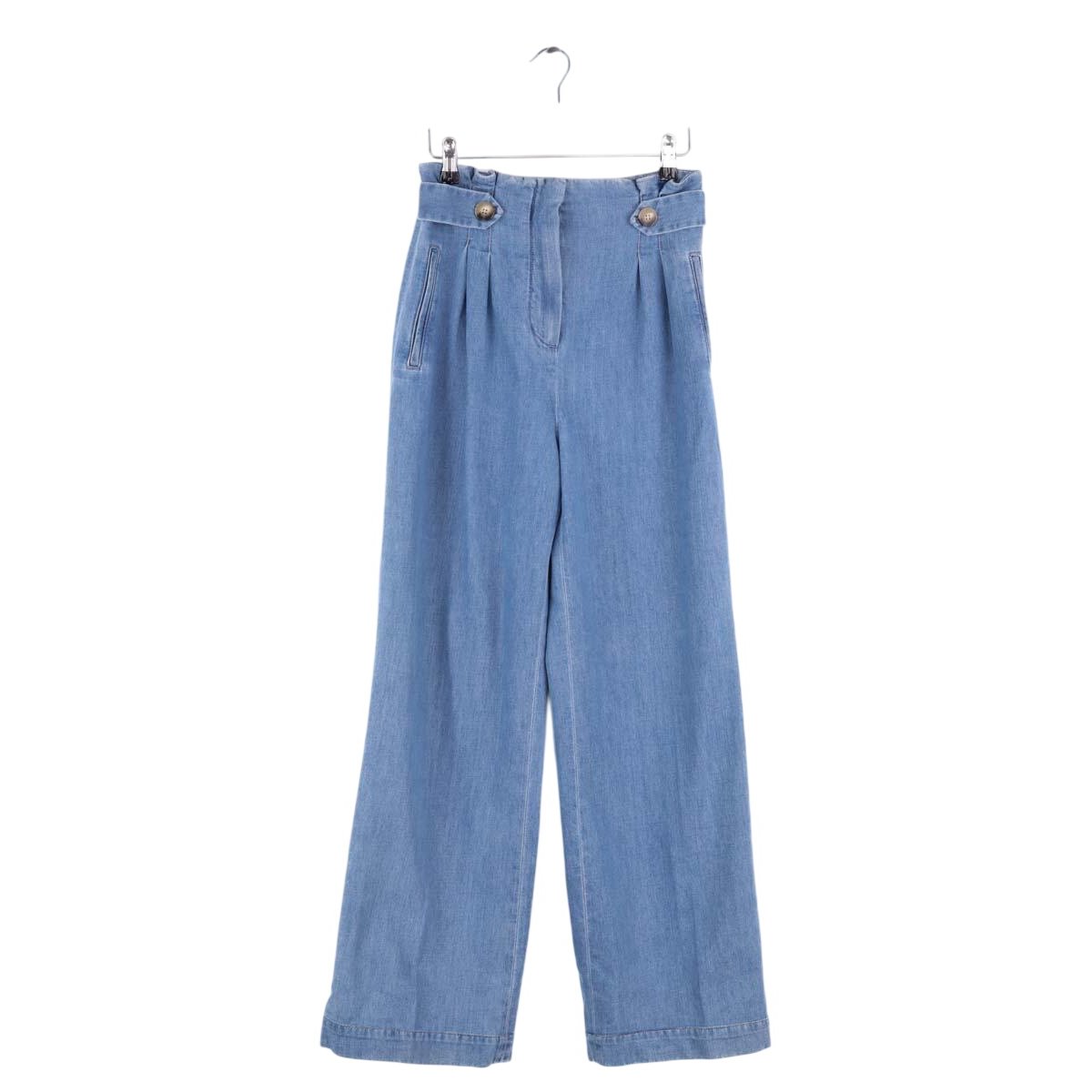 Pantalon large - Très Bon État bleu, SEZANE