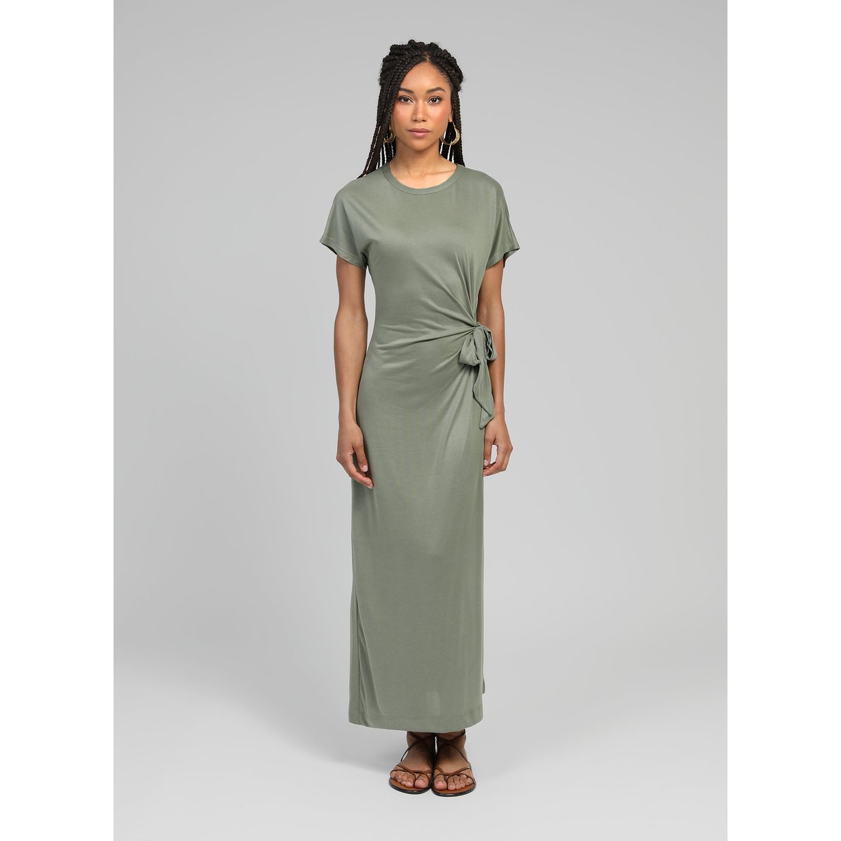 Robe Longue TAMISARA kaki, AN'GE
