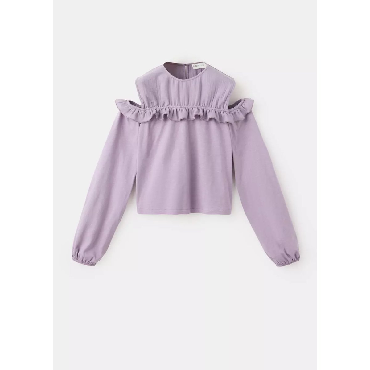 Blouse détail cut-out lilas, MANGO KIDS
