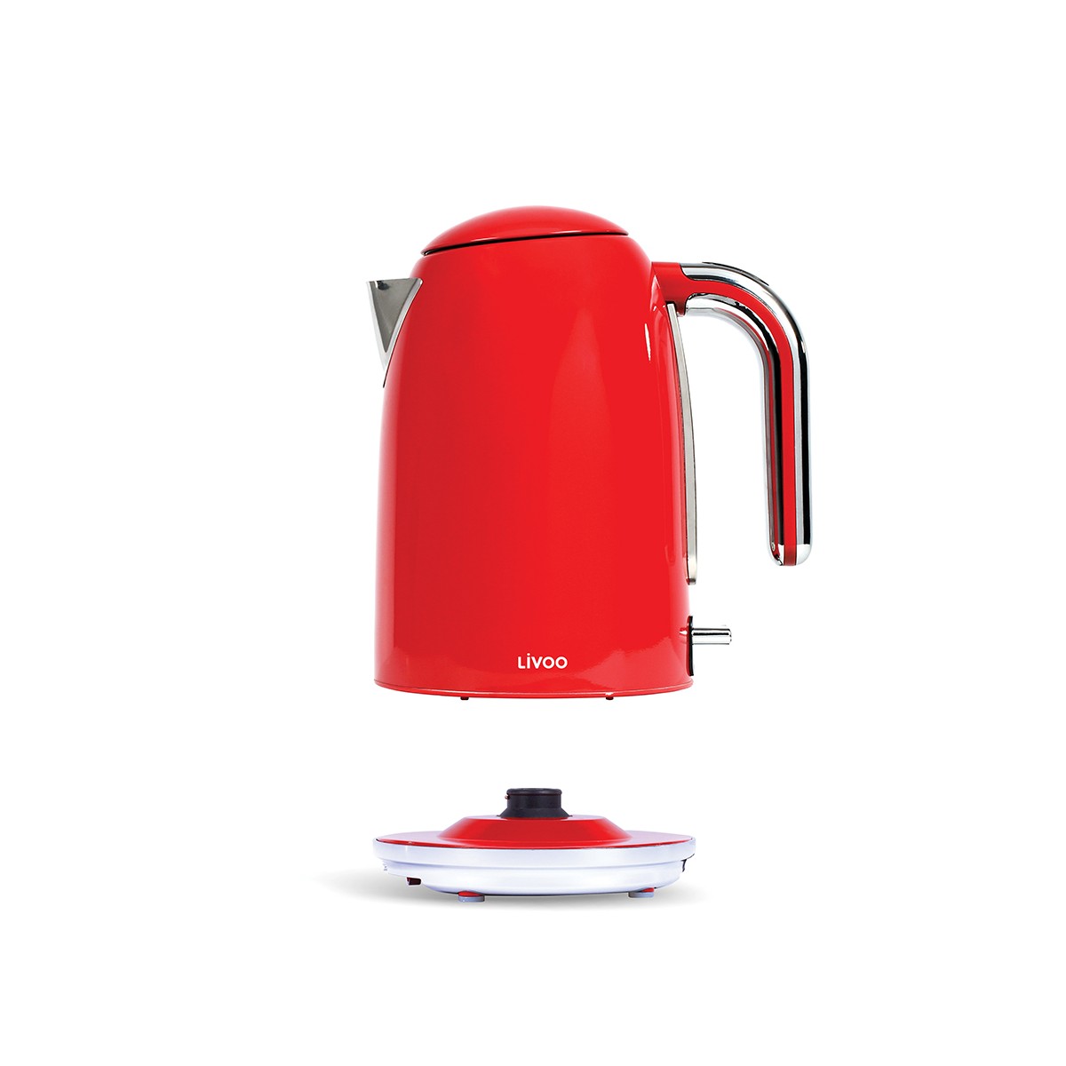 Bouilloire Électrique 1,7l Dod180w rouge, LIVOO