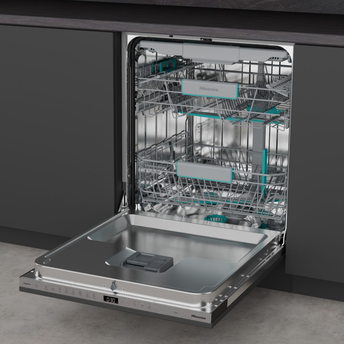 Lave vaisselle encastrable HV16A couleur unique, HISENSE