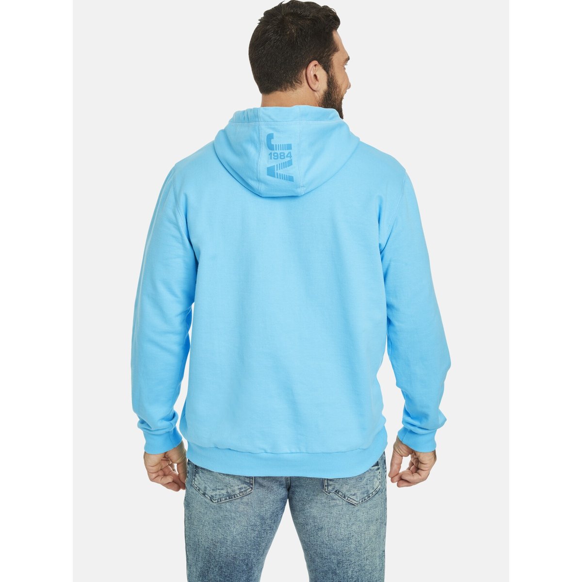 Sweatshirt JEPPE turquoise, JAN VANDERSTORM