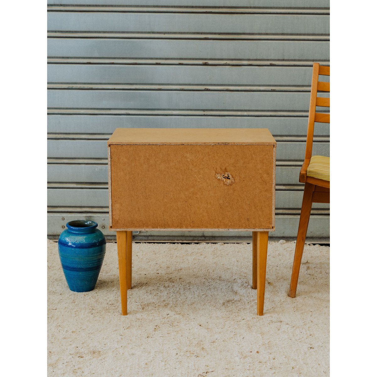 Table de chevet en bois Maïa N°1626 - Bon état bois clair, DEBONGOUT