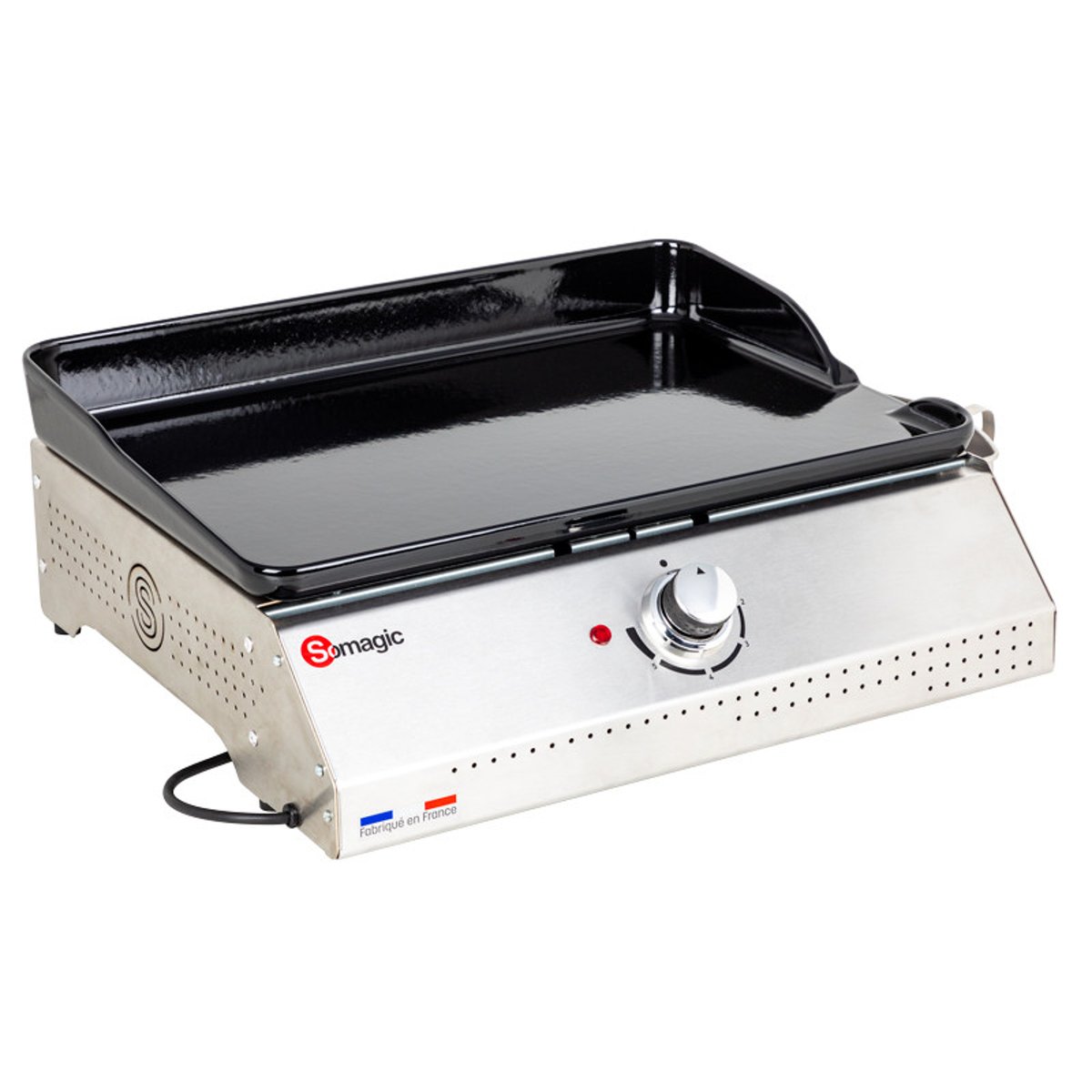 Plancha électrique pour 8 convives gris clair, SOMAGIC